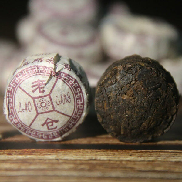 Laocang yr Ripe Tuocha Tea Original Taste Puer Tuocha Mini Pu Er Tuo Cha Tea