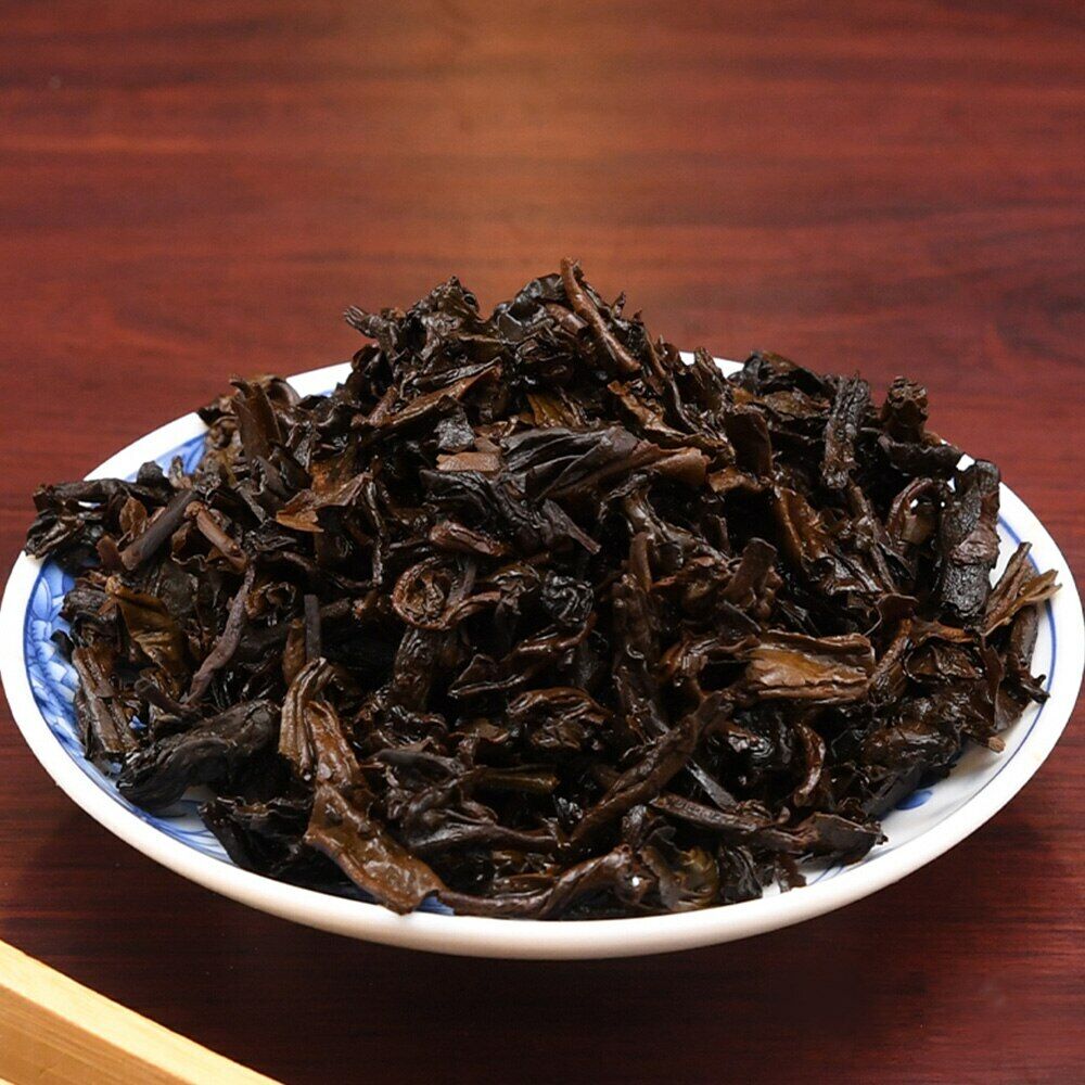 Zhongcha Liupao Dark Chinese Tea  Dark Tea Loose Leaf 8003 Areca Aroma 250g