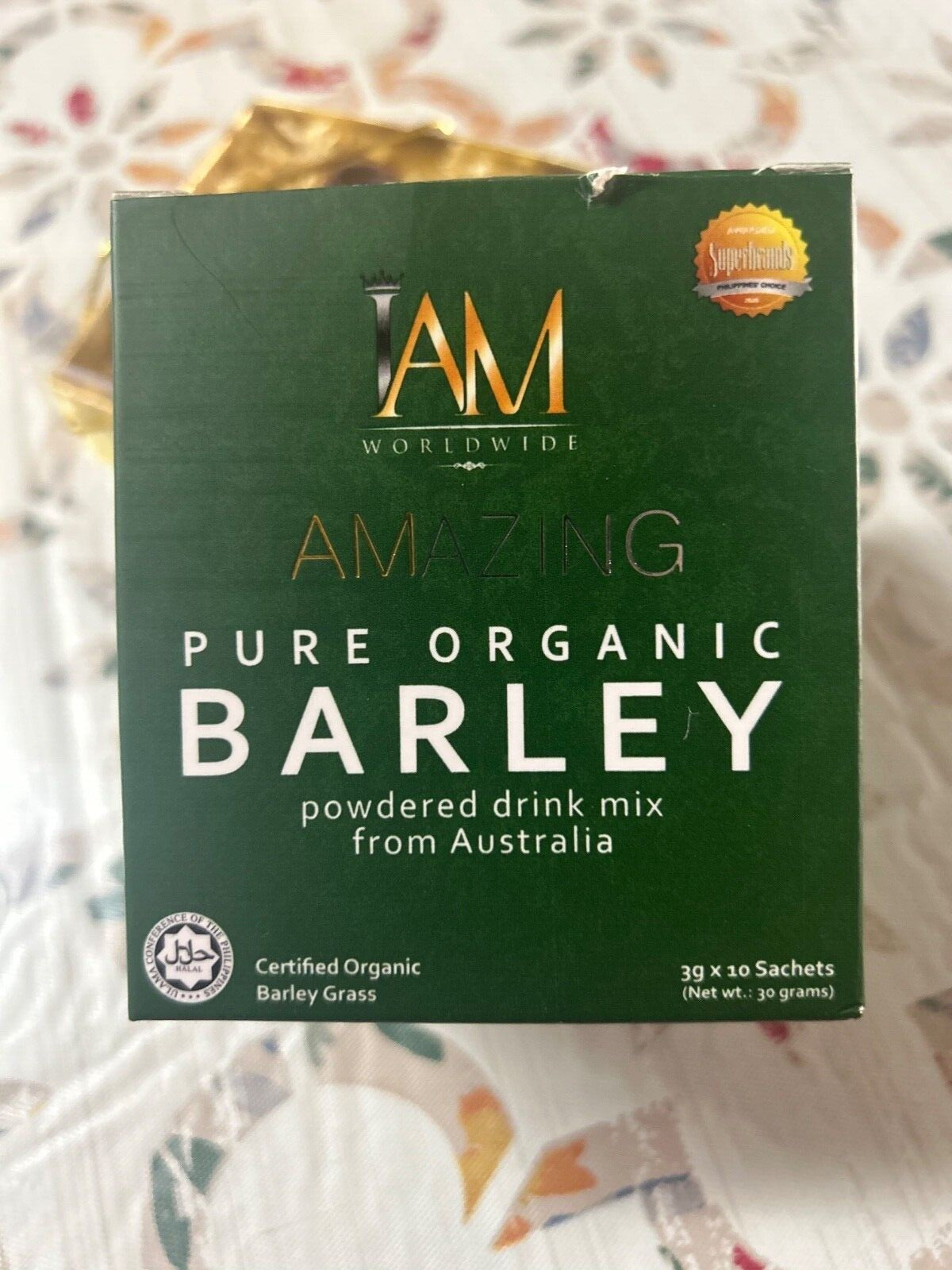 2 Boxes PURE ORGANIC BARLEY POWDERED DRINK MIX Secondary image