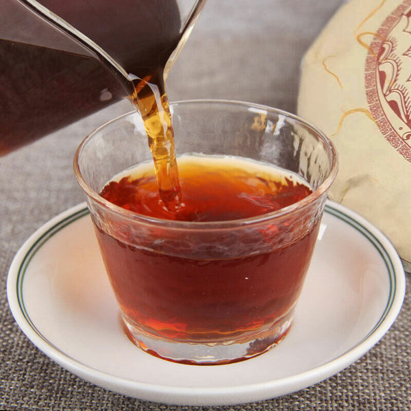 Yunnan Jingmai Mountain Thick and Pure Scented Big Tree Ripe Puerh 357g