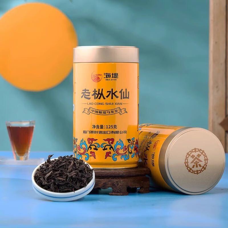 Sea Dyke AT102A Lao Cong Shui Xian Oolong Tea Fujian Wuyi Old Bush Rock Tea 125g Secondary image