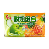 乐潮酸妞软糖组合混合水果味儿时糖果8090后怀旧零食 Chinese nostalgic snack Le Chao Sour Girl Gummy10g*40