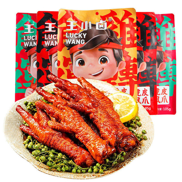 210g/bags tiger skin chicken feet ready to eat braised chicken feet China snack