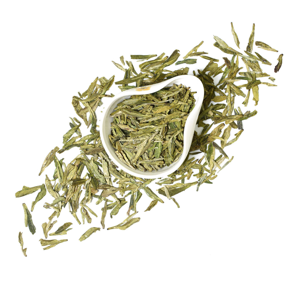 HELLOYOUNG Supreme Xihu Longjing Dragon Well Chinese Green Tea Spring Loose Leaf
