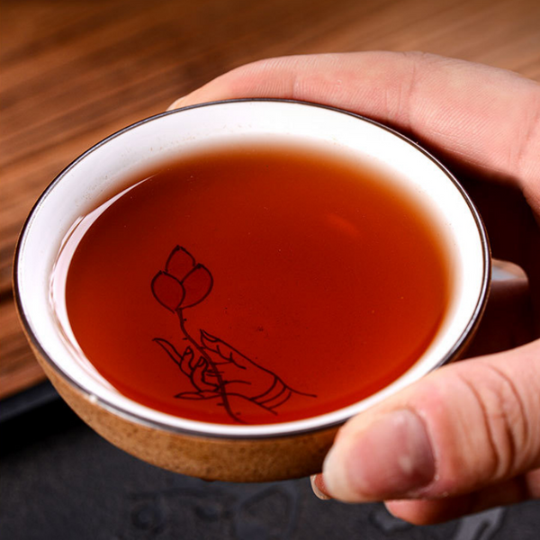 Gâteau de thé cuit Pu'er Palace thé mûr pu-erh thé noir chinois Pu'er 357g