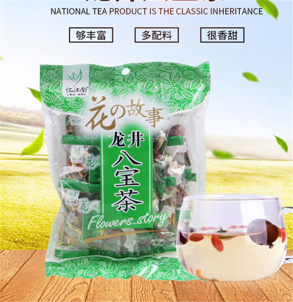 Red Date Longan Long Jing Tee Acht Schatz Tee 120g Ba Bao Cha Kräutertee