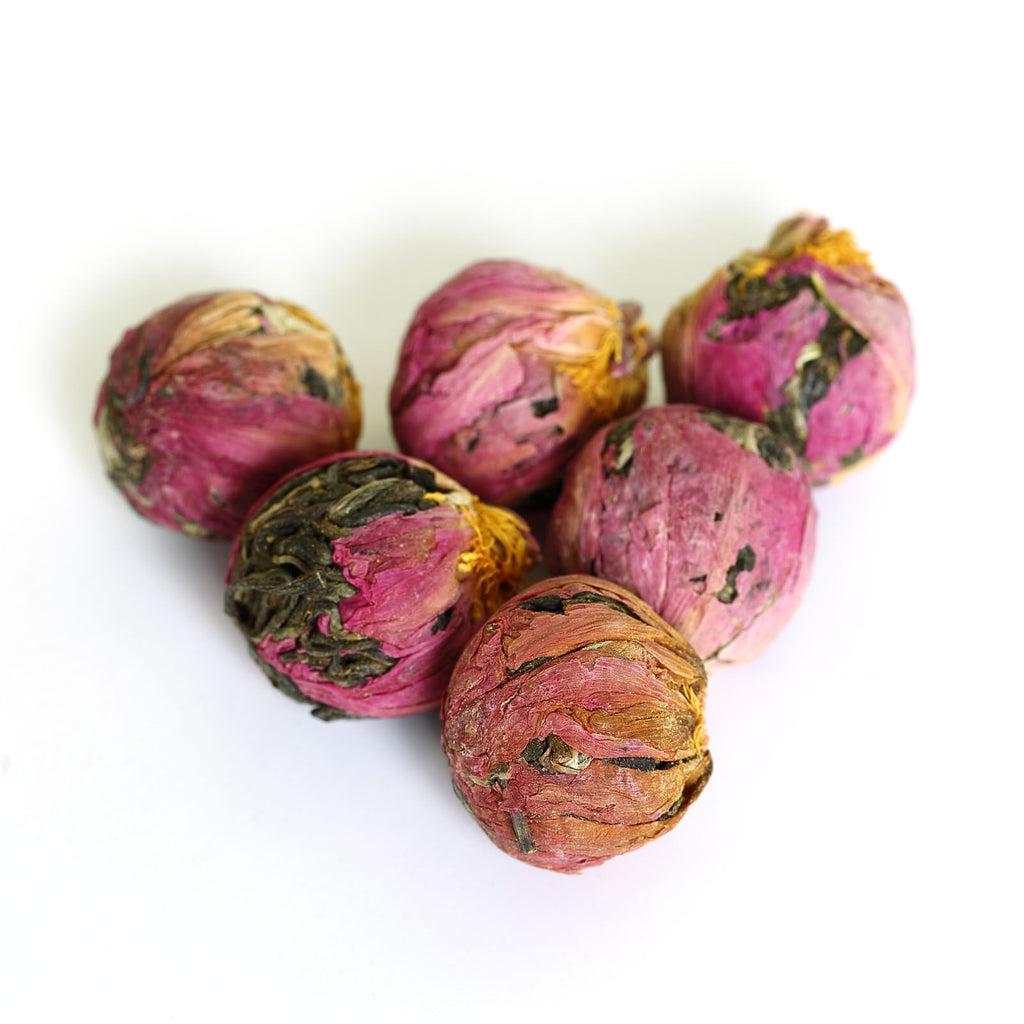 HELLOYOUNG 100g Peony Flower Yunnan Bulang puer Pu'er Puerh Tea Raw Ball