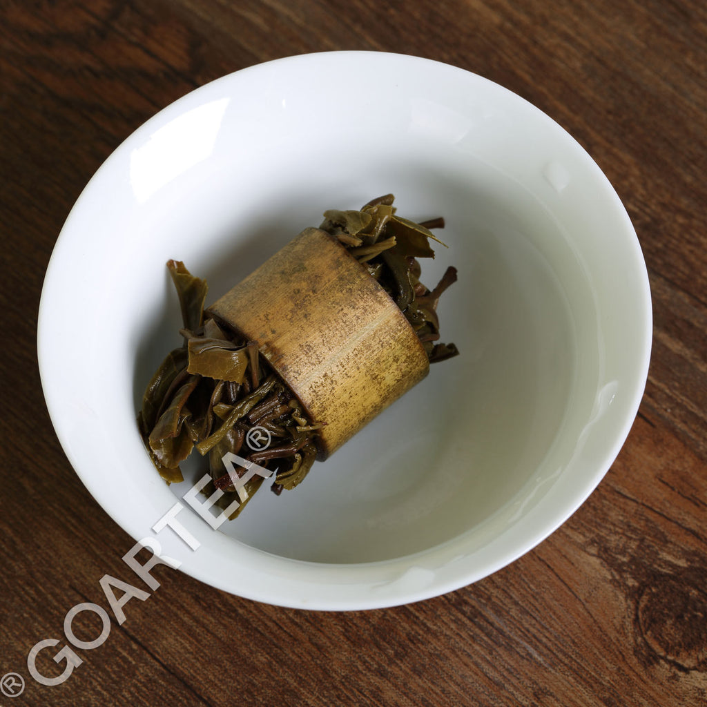 HELLOYOUNG Year Supreme Bamboo Bingdao Ancient Pu'er Puerh Tea Yunnan Raw