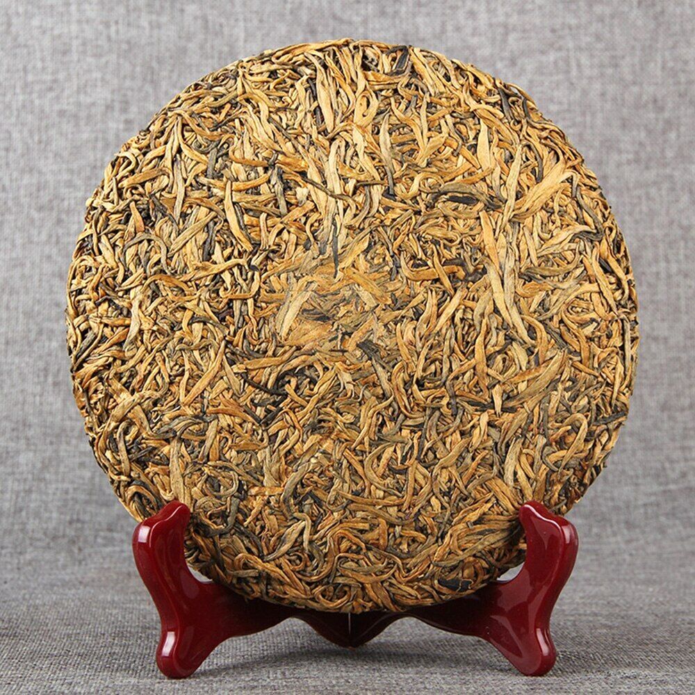 TeaFengqing Big Golden Bud Nectar Cake with Strong Fragrance Black Tea 357g