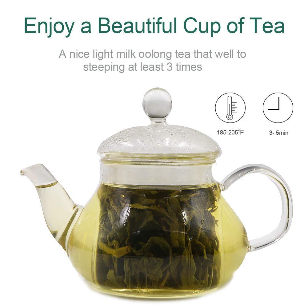 FullChea Milk Oolong Tea Taiwan High Mountain Jin Xuan Tea Milky 113g