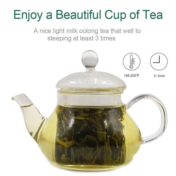 FullChea Milk Oolong Tea Taiwan High Mountain Jin Xuan Tea Milky 113g