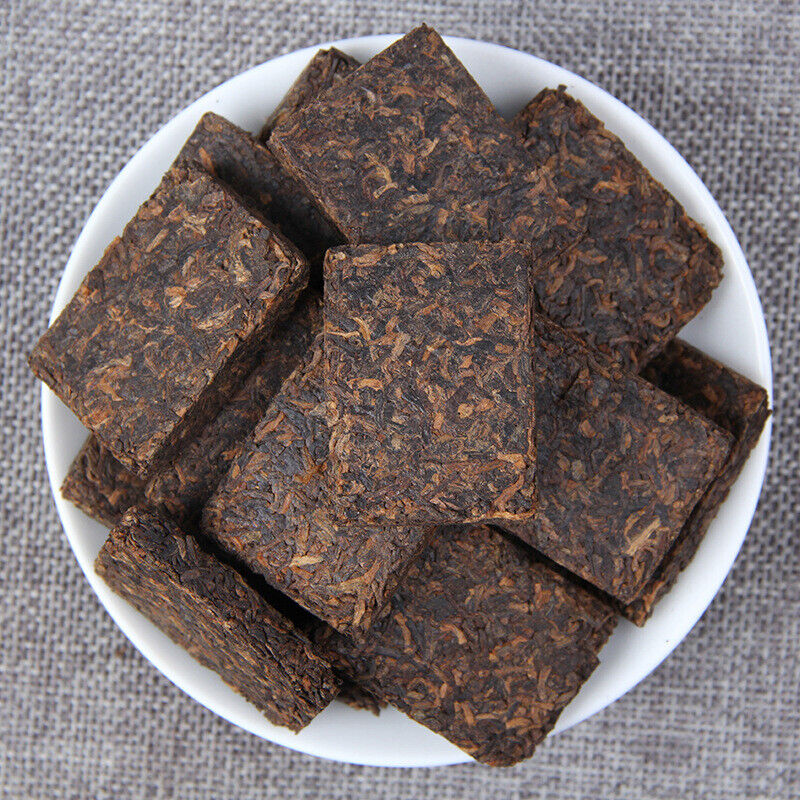 Gongting Jin Zhuan Shu Puer Tea Palace Gold Brick Ripe Puer Mini Tea Brick