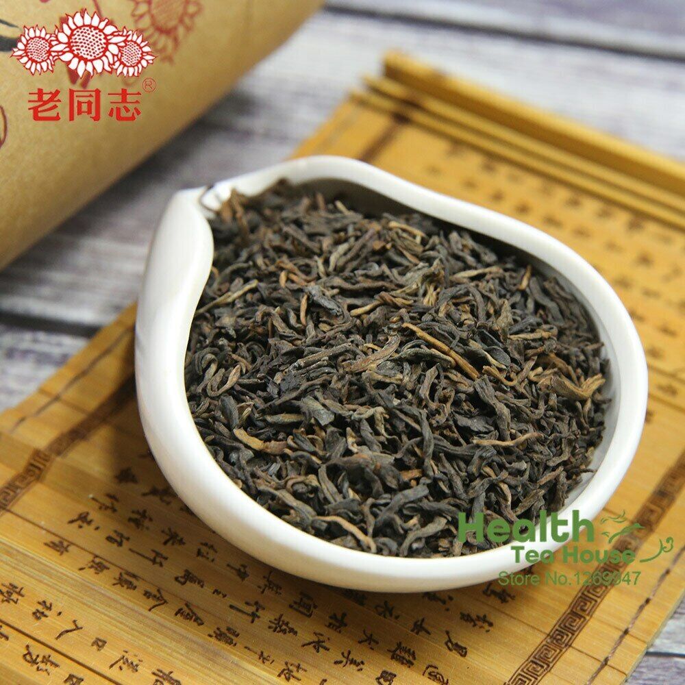 TeaShou Pu-erh Black Tea Gift Packing 250g Haiwan Loose Puer Tea Third Grade Top