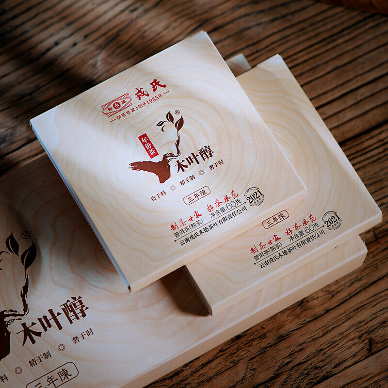 Mengku Rongshi Shu Puer Chinese Tea Mu Ye Chun 3 Year Aged Ripe Pu'er 60g Secondary image