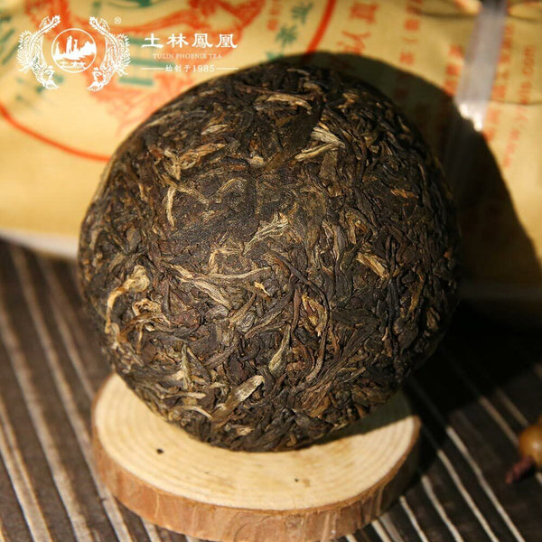 Tulin Aged Pu Erh Tea Yunnan Phoenix Tuocha Sheng Puer 100g