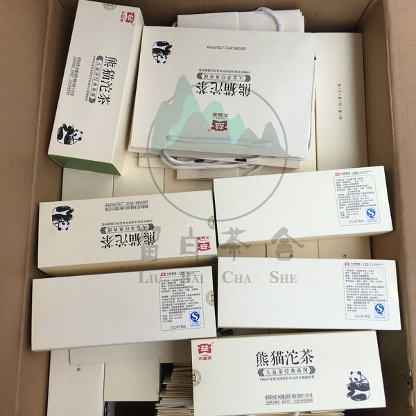TAETEA Brand Panda Pu-erh Tea Tuo 100g Raw Menghai Dayi Pu'er Tuocha
