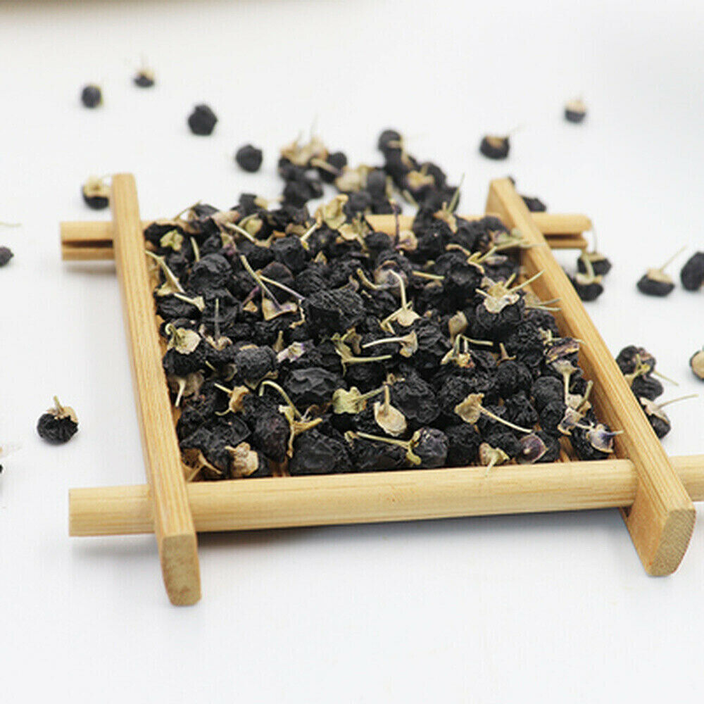 New Wild Chinese 60g Black Goji Berries Lycium Wolfberry Grade A 8.8oz Secondary image