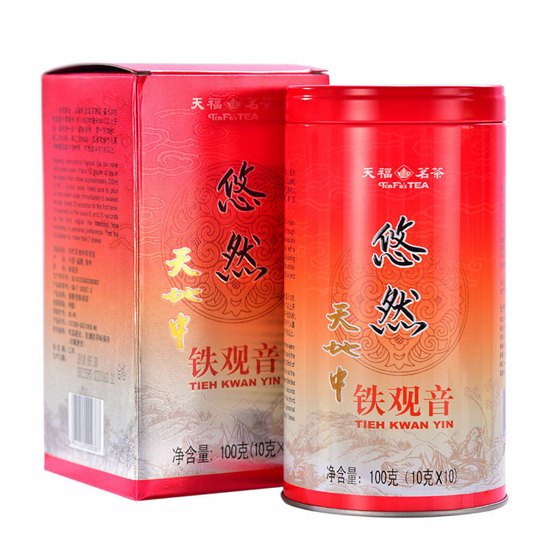 TenFu's TEA You Ran Tie Guan Yin Tieh Kwan Yin Chinese Oolong Tea 100g Tin Secondary image