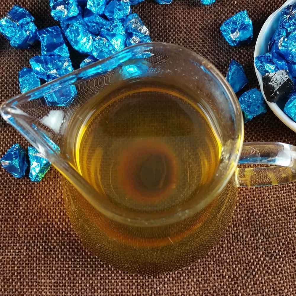 Puer Raw Chagao Blue Foil Packing Pu-erh Shen Tea Cream Cha Gao Sheng Resin