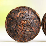 10Pc Yunnan Puerh Ripe Tea Small Cake Glutinous Rice Fragrance Pu-erh Cooked Tea