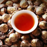 Yunnan Aged Shu Puerh Tea Ripe Mini Puer Tuocha with Chrysanthemum 500g