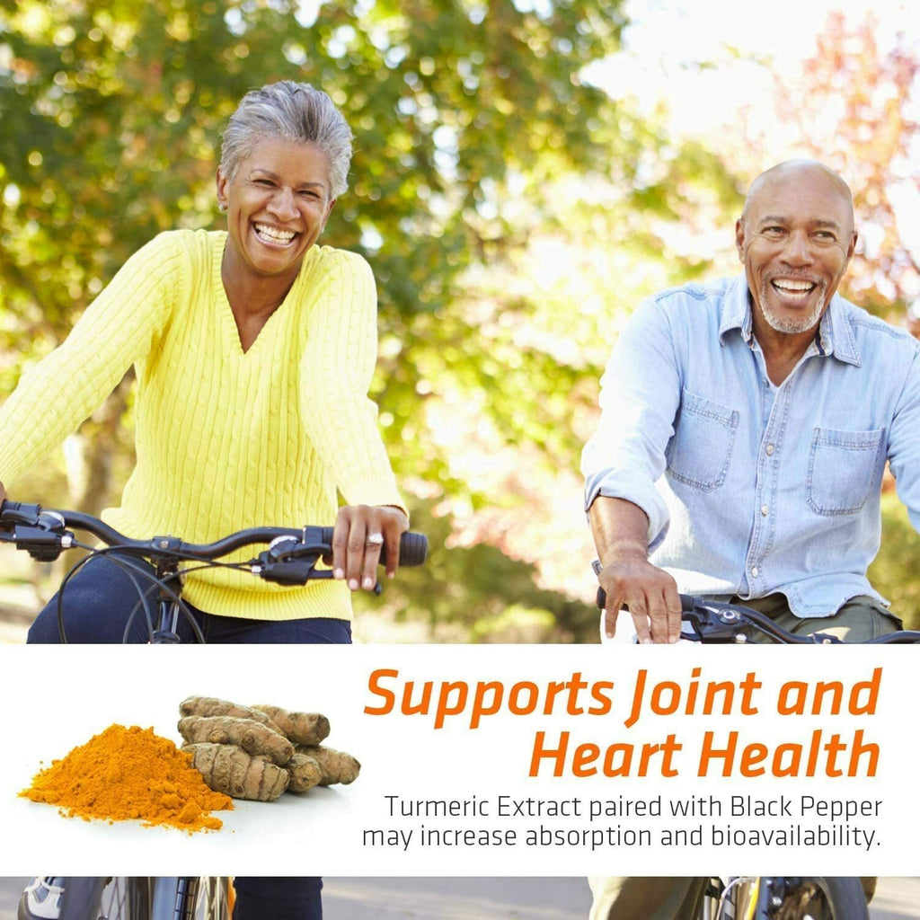 95% Curcuminoids Max Potency & BioPerine Turmeric Curcumin 2600mg with Ginger