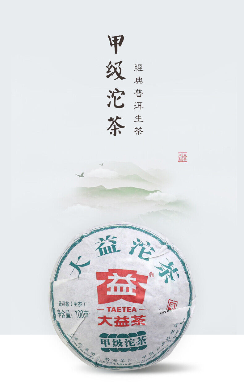 Classic Raw Pu'er Tea Jia Ji TuoCha Menghai TAETEA Dayi Tea Raw Pu-erh 500g
