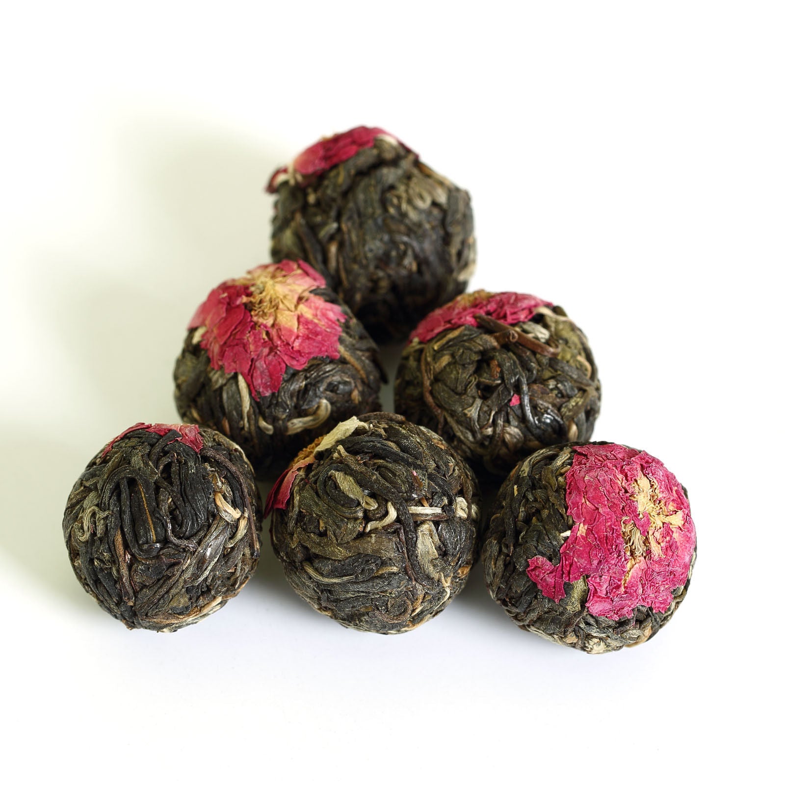 HELLOYOUNG 100g Red Rose Flower Yunnan Bulang puer Pu'er Puerh Tea Raw Ball