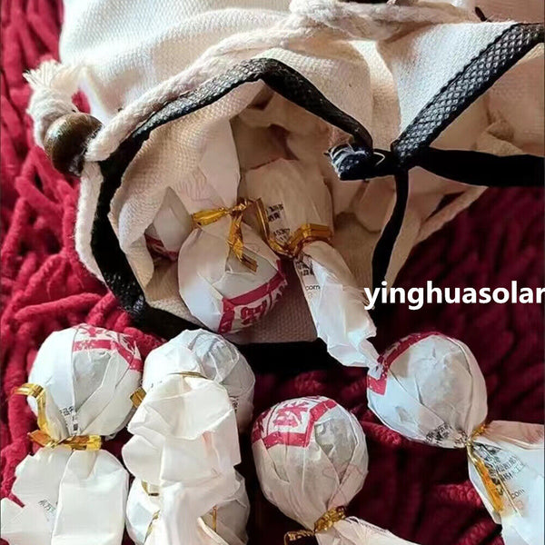 冰岛五寨冰岛龙珠古树普洱茶bingdao Pu'er Tea小沱茶 生普洱早春小粒装云南茶叶 Natural Health China Tea 柔香清甜天然健康
