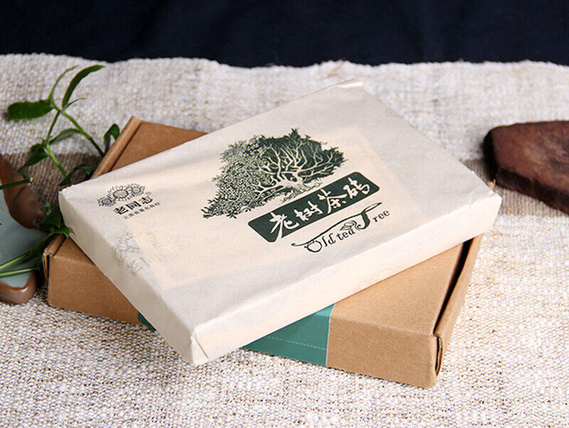 Haiwan Old Comrade Organic Old Tea Tree Pu-erh Brick 500g Raw Pu'er Puer