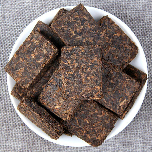 Gold Brick Ripe Pu er Tea Yunnan Date Fragrant Small Square Shu Puerh 100g