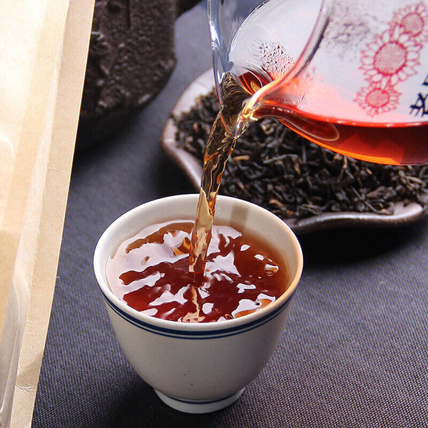 YUNNAN LAOTONGZHI PU'ER TEA Loose Puer Tea Ripe Haiwan Tea 500g/1.1lb