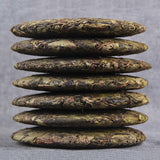 357g Aged Tree Puerh Raw Tea Cake Yunnan Qizi Pu-erh Shengcha Organic Pu'er Tea