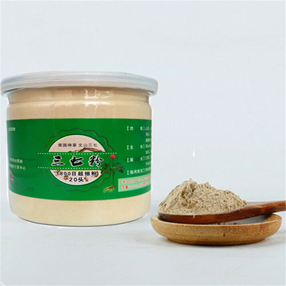 Organic High Quality Notoginseng Sanqi Powder Sanchi Tienchi Ginseng Root 3.52oz Main image