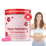 Happy Hormones PCOS Multivitamin Hormone Balance for Women Health 120Caps