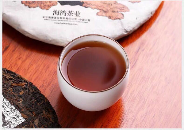 Haiwan Ancient Tree Puer Tea Shu Black Pu Er Ripe Great Idea (Peng Tu) 400g