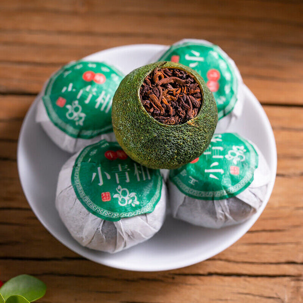 Premium Xinhui Green Orange Peel Chenpi Citrus Puer Puerh Ripe Tea 250g/8.8oz