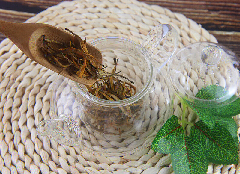TeaYunnan Black Tea Dian Hong Gold Needle Jinya Golden Monkey Chinese Tea 150g