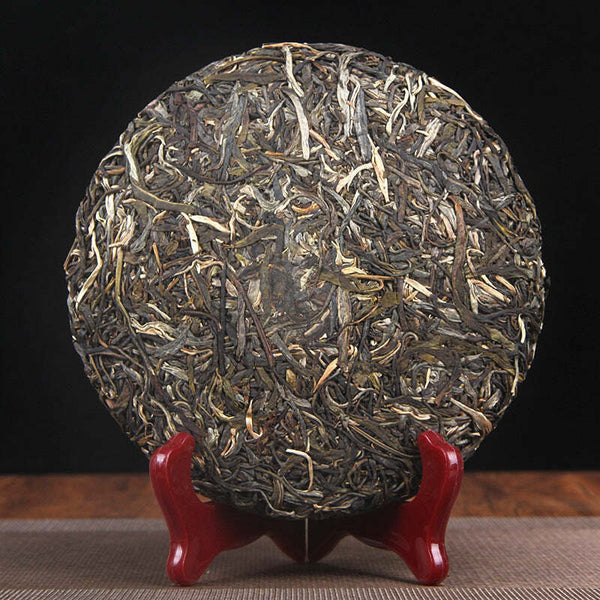 357g Spring Raw Puerh Tea Cake Yunnan Banzhang Pu'er Tea King Chinese Pu-erh Tea