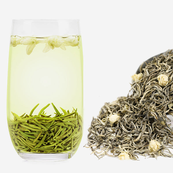 Mo Li Piao Xue Jasmine Mixed with Green Tea 250g Gift Jasmine Flower Green Tea