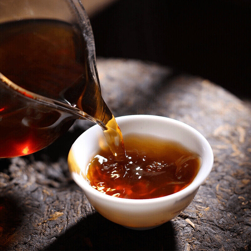 CHINATEA Classic 8571 Yunnan Chi Tse Beeng Cha Pu-erh Tea Cake 357g Ripe