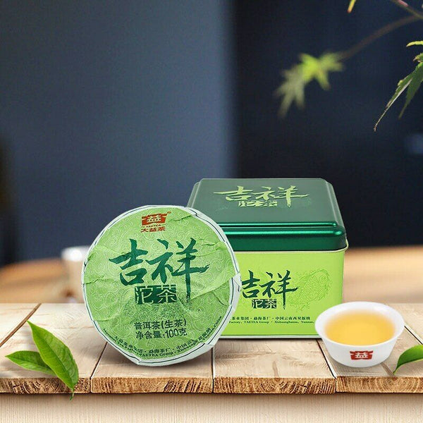 Lucky Puer Tuo Yunnan Menghai TAETEA Dayi  Pu'er Tuo Cha 100g