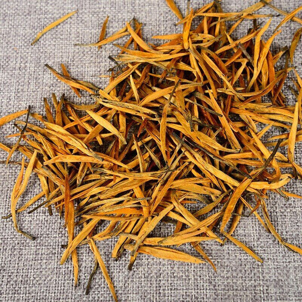 TeaYunnan DianHong Balck Tea Golden Needle Large Tree Golden Buds Black Tea