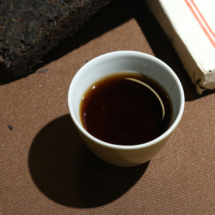 CNNP Aged Pu'er Brick Tea Famous Chinese Brand 7581 Pu-erh Ripe Puer 250g/8.8oz