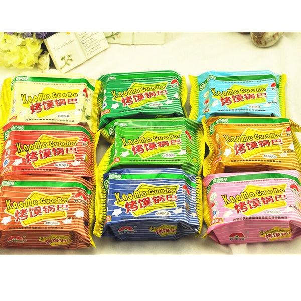 63g*18 bags Crispy rice Chinese Food Snacks 烤馍锅巴 Kao Mo Guo Ba 饼干 零食 馒头 烤馍片