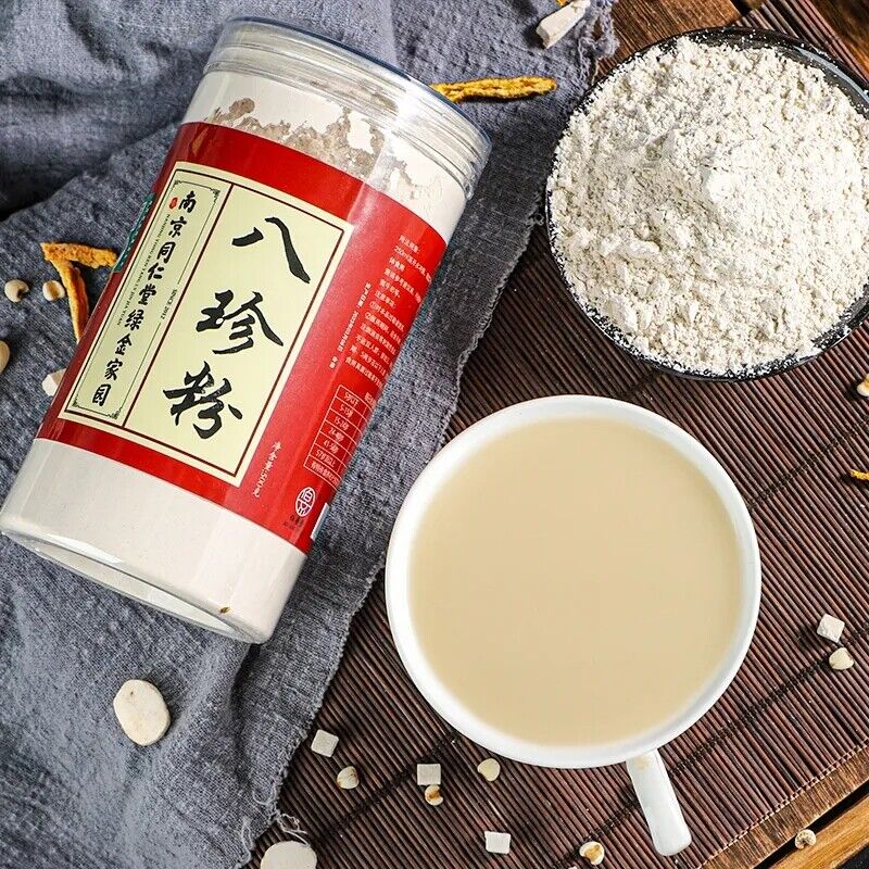 TongRenTang Eight-treasure Powder 同仁堂八珍粉500g/罐 健脾胃祛湿养胃 营养代餐粉 粉质细腻 易冲泡 HOT