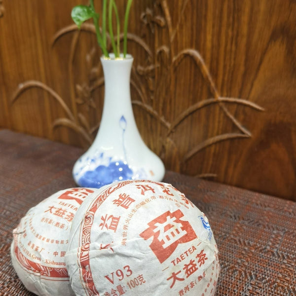 TAETEA V93 Tuo Cha* Yunnan Menghai Dayi Pu-erh Ripe Puer Shu Pu'er Tea 500g