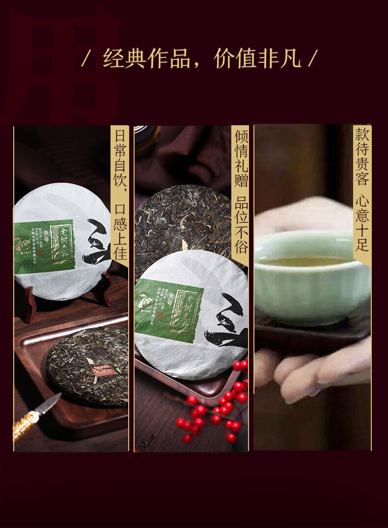 Old Tree Chunqiu San Hao Raw Pu-erh Sheng Cha 357g Zhongcha Pu'er Puer Tea
