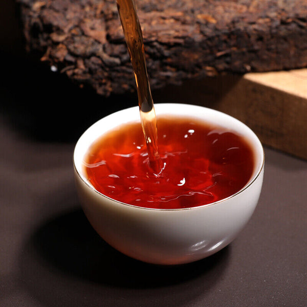 LAO CHA TOU ZHUAN *  Qian Shan Ye Yunnan Puer Tea Brick Pu'er Tea 250g Ripe