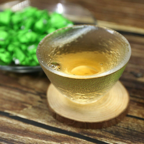 Raw Puer Resin Green Foil Packing High Quality Shen Puerh Tea Cream Cha Gao